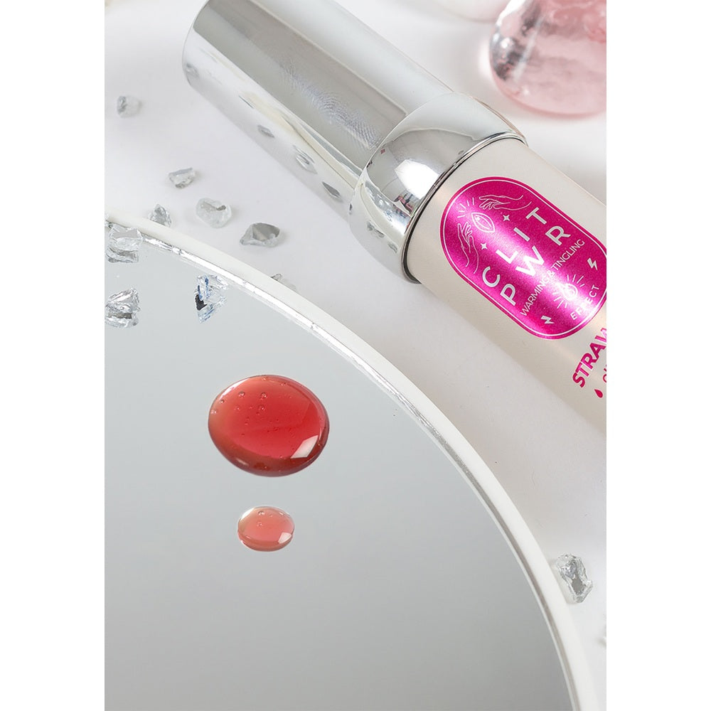 Balsam Clitoris Intens CLIT PWR Secret Play - Stimuleaza Sensibilitatea, Caldura, Vibratii, Aroma de Capsuna, 15 ml