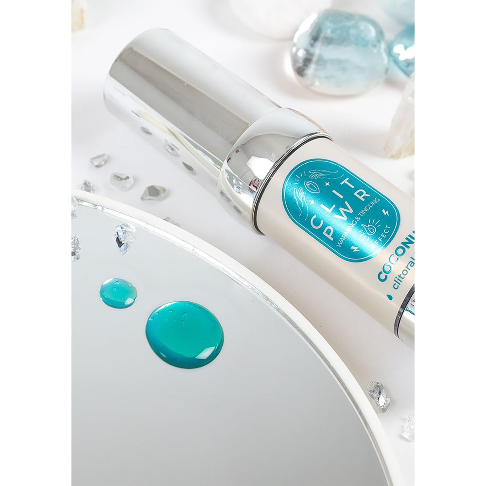 Balsam Clitoris Intens CLIT PWR Secret Play - Stimuleaza Sensibilitatea, Caldura, Vibratii, Aroma de Cocos, 15 ml