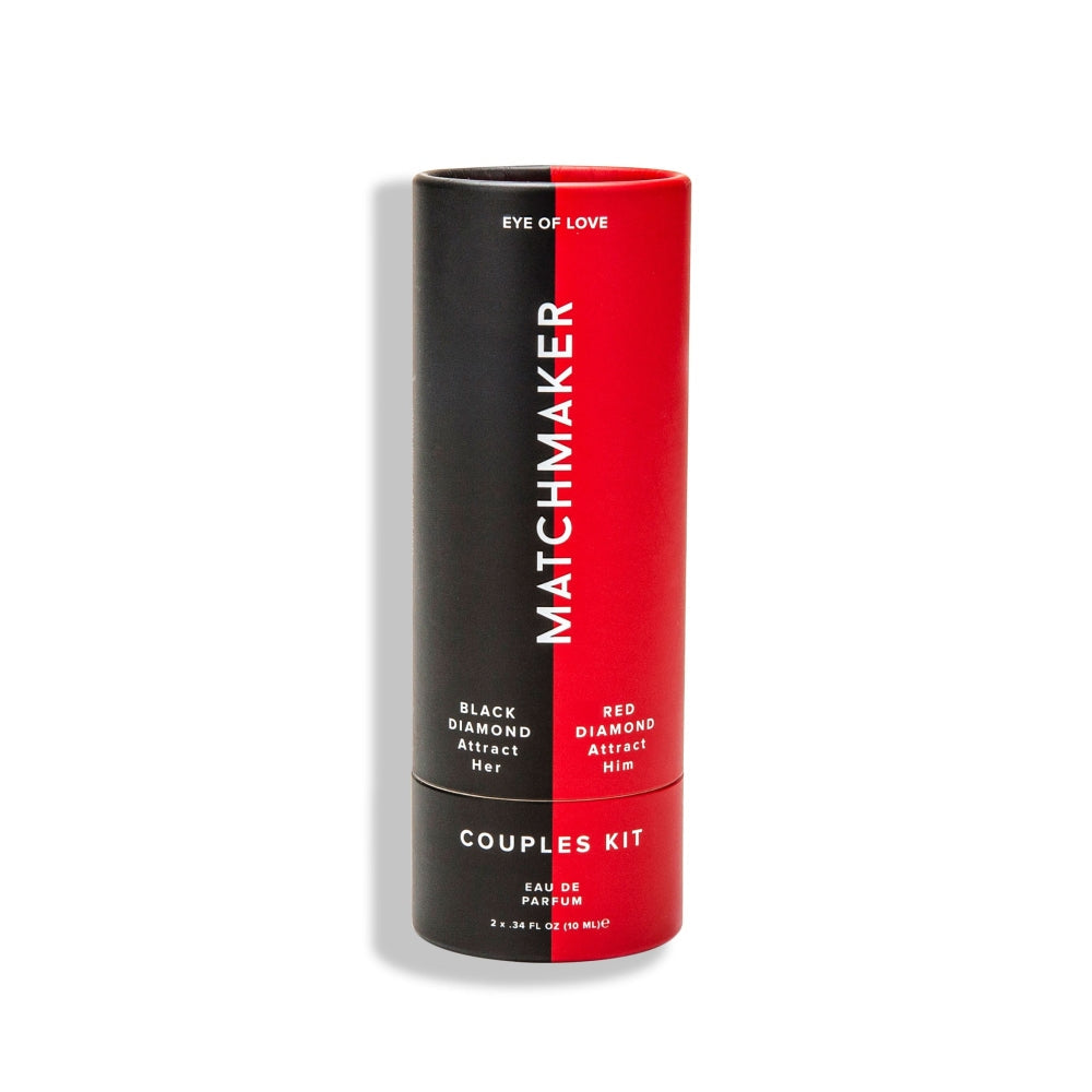 Parfum cu Feromoni Kit pentru Cupluri | Matchmaker Black Diamond 10 ml & Red Diamond 10 ml | Parfum pentru EL si pentru EA | Vegan, Cruelty-free