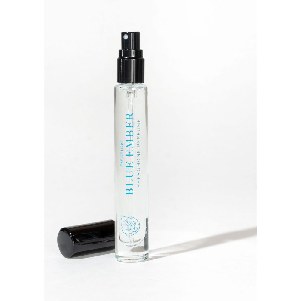 Parfum cu Feromoni Pentru Barbati Eye of Love Bloom 10 ml | Blue Ember | Pentru o atrage pe EA | vegan, cruelty free