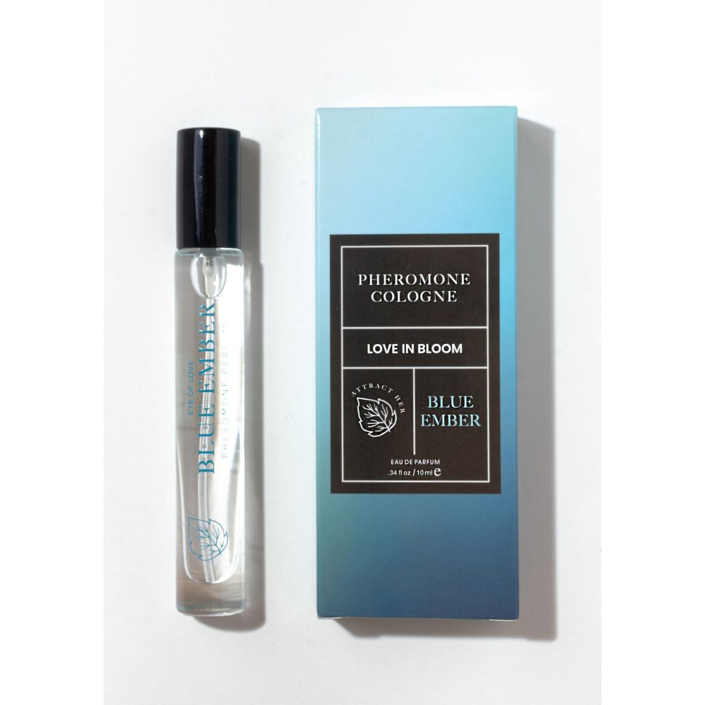 Parfum cu Feromoni Pentru Barbati Eye of Love Bloom 10 ml | Blue Ember | Pentru o atrage pe EA | vegan, cruelty free