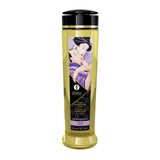 Ulei Masaj Erotic Natural Shunga, 100% Uleiuri Presate la Rece, Aromaterapie, Vitamina E, Fara Reziduuri Grase, Aroma de Lavanda, 240 ml