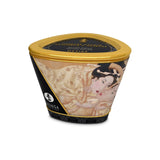 Lumanare de Masaj Shunga 170 ml - aroma afrodisiaca de vanilie - ceara topita se transforma in ulei cald de masaj - timp de ardere de pana la 40 de ore