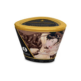 Lumanare de Masaj Shunga 170 ml - aroma afrodisiaca de ciocolata - ceara topita se transforma in ulei cald de masaj - timp de ardere de pana la 40 de ore