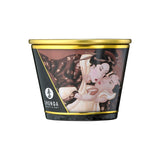 Lumanare de Masaj Shunga 170 ml - aroma afrodisiaca de ciocolata - ceara topita se transforma in ulei cald de masaj - timp de ardere de pana la 40 de ore