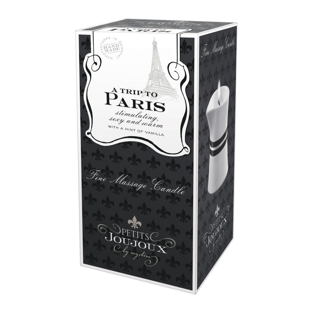 Lumanare Masaj Petits Toujoux Paris 120 gr - Vanilie si Lemn de Sanatal - Sigur si fara chimicale - Ingrediente naturale premium