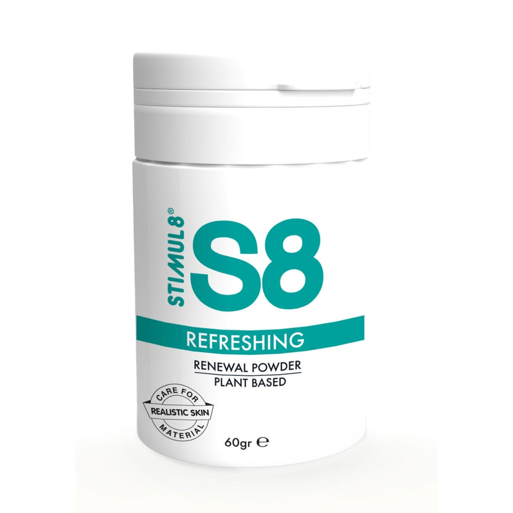 Pudra de Intretinere pentru Jucarii din Material Realistic Skin S8 60 gr - formula pe baza de amidon de porumb - pastreaza textura moale si neteda a jucariilor dupa spalare