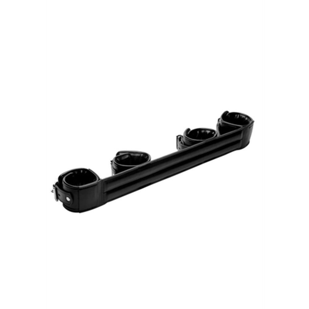 XR Brands Strict Spreader Bar System Negru BDSM - Accesoriu Bondage pentru Pozitionare, Ideal pentru Placere De Neuitat