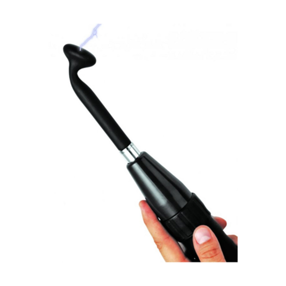Accesoriu Violet Wand din Silicon Premium XR Brands - Cap de Ciuperca Flexibil pentru Stimulare Electrica Intensa, Compatibil cu Zeus Twilight