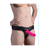 Dildo flexibil din silicon premium cu ventuza - Tehnologie termo-reactiva, compatibil cu strap-on - 18.3 cm lungime, Roz