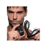 Stimulator Prostata P-Stim Hollow Prostate Plug - design gol pentru stimulare unica - 7 Moduri Vibratii, 2 Motoare Puternice controlate cu telecomanda wireless - reincarcabil, rezistent la apa IPX7