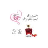 Bijoux Indiscrets 50 ml Vopsea Comestibila pentru Corp cu Gust de Capsuna Poeme cu Pana - Cadou Sexy, 0122