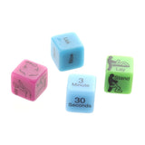 Set 4 Zaruri Kinky Pentru Preludiu Oral - 4 zaruri care indica partea corpului, metoda, pozitia si durata activitatilor - ideal pentru jocuri in cuplu