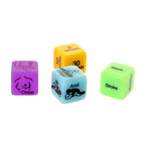Set 4 zaruri kinky - arunca zarurile si indeplineste actiunile indicate - ideale pentru momente intime in cuplu