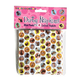 Servetele Mini-Penis pentru Petreceri Burlacite - Set 8 Servetele Amuzante pentru Adulti - Candyprints