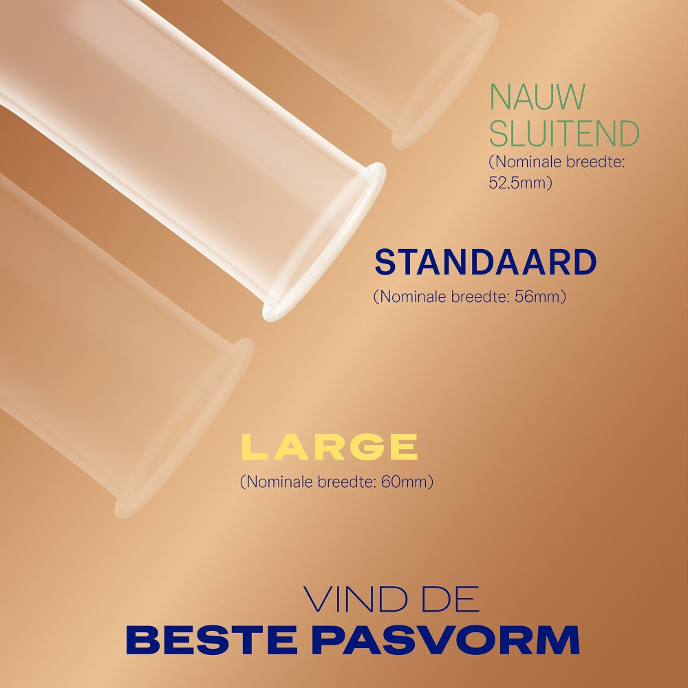 Prezervative Durex Nude Clasic - Prezervative Clasice ultra subtiri cu Lubrificant Silicon, Pachet 10 Bucati, Latime 56 mm