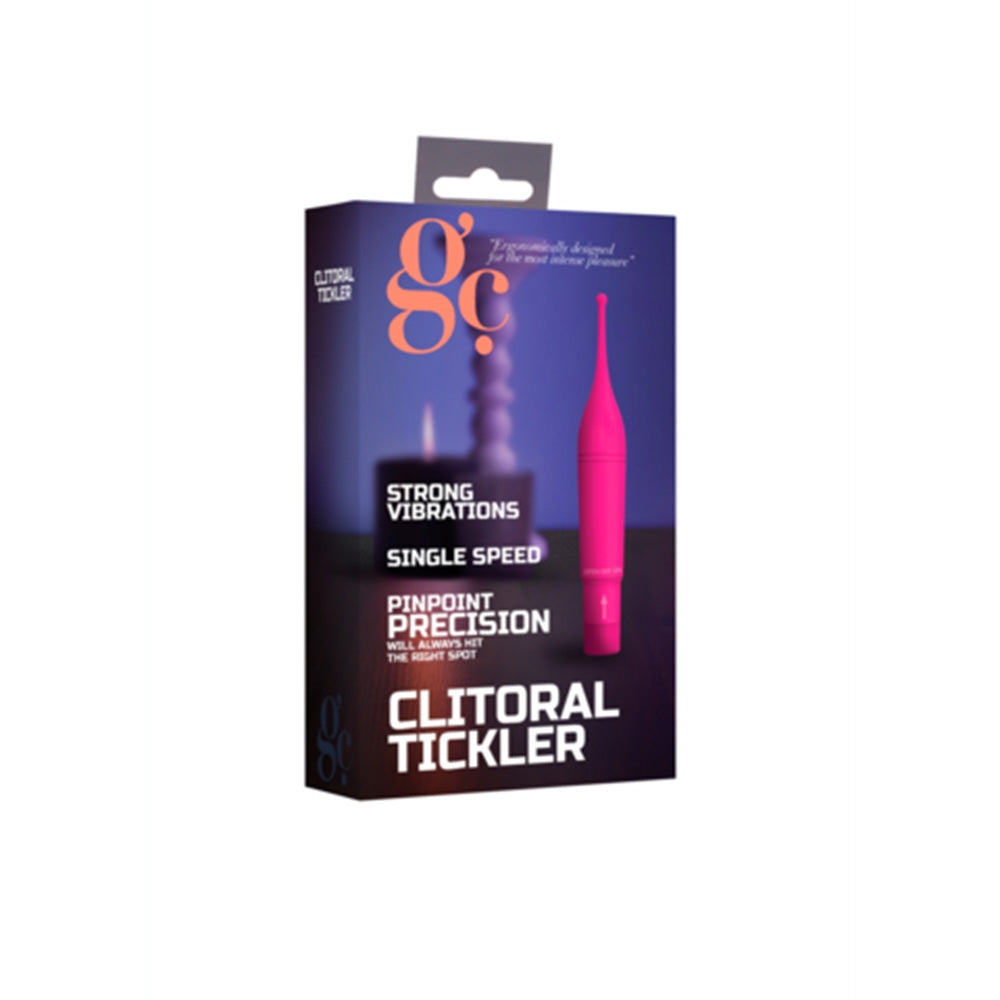 Vibrator Clitoridian de Precizie cu Cap Rotunjit - Jucarie Erotica ABS, 16 cm, Roz Inchis