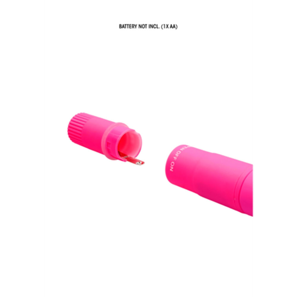 Vibrator Clitoridian de Precizie cu Cap Rotunjit - Jucarie Erotica ABS, 16 cm, Roz Inchis
