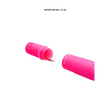 Vibrator Clitoridian de Precizie cu Cap Rotunjit - Jucarie Erotica ABS, 16 cm, Roz Inchis