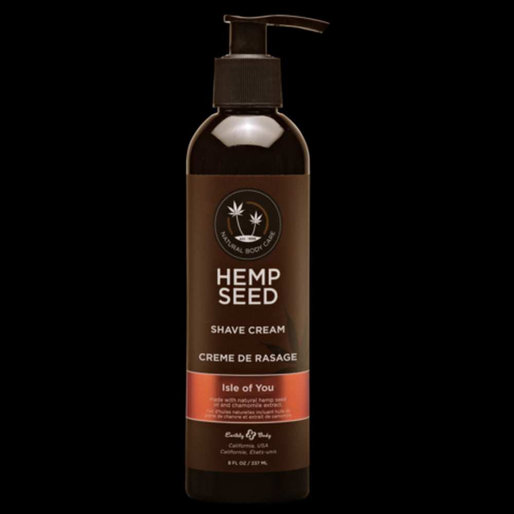 Crema de Ras Hemp Seed Isle of You - Ras Fara Iritatii cu Ulei de Canepa - Hidratanta cu Aroma de Tuberoza, Citrice si Ambra - 237 ml