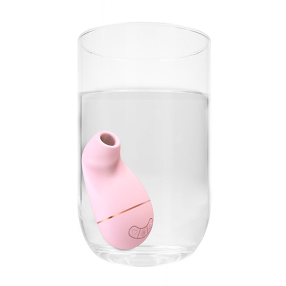 SHOTS Kissable Vibrator Clitoridian cu Design Special - Tehnologie Airwave Fara Contact si Impermeabil - 11 Niveluri de Intensitate - Pentru Tine - Roz