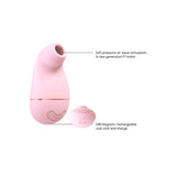 SHOTS Kissable Vibrator Clitoridian cu Design Special - Tehnologie Airwave Fara Contact si Impermeabil - 11 Niveluri de Intensitate - Pentru Tine - Roz