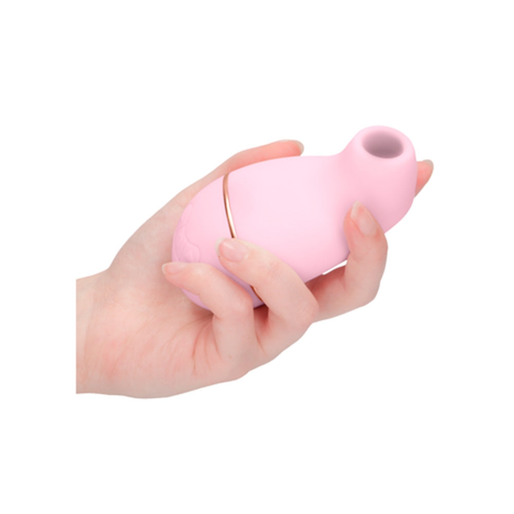 SHOTS Kissable Vibrator Clitoridian cu Design Special - Tehnologie Airwave Fara Contact si Impermeabil - 11 Niveluri de Intensitate - Pentru Tine - Roz