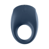 Inel Pentru Penis Satisfyer Strong One cu Vibratii - silicon de inalta calitate, Albastru - Compatibil cu aplicatia Satisfyer Connect App pentru controlare wireless - 10 Moduri Vibratii - Reincarcabil, rezistent la apa IPX7