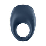 Inel Pentru Penis Satisfyer Strong One cu Vibratii - silicon de inalta calitate, Albastru - Compatibil cu aplicatia Satisfyer Connect App pentru controlare wireless - 10 Moduri Vibratii - Reincarcabil, rezistent la apa IPX7