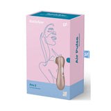 Satisfyer Pro 2 Vibrator Clitoris | Stimulare Clitoris cu Unde de Presiune | Vibrator Air Pulse | Rezistent la Apa IPX7 | Baterie Reincarcabila | Silicon Prietenos cu Pielea Light Gold