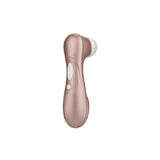 Satisfyer Pro 2 Vibrator Clitoris | Stimulare Clitoris cu Unde de Presiune | Vibrator Air Pulse | Rezistent la Apa IPX7 | Baterie Reincarcabila | Silicon Prietenos cu Pielea Light Gold