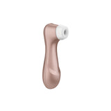 Satisfyer Pro 2 Vibrator Clitoris | Stimulare Clitoris cu Unde de Presiune | Vibrator Air Pulse | Rezistent la Apa IPX7 | Baterie Reincarcabila | Silicon Prietenos cu Pielea Light Gold