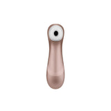 Satisfyer Pro 2 Vibrator Clitoris | Stimulare Clitoris cu Unde de Presiune | Vibrator Air Pulse | Rezistent la Apa IPX7 | Baterie Reincarcabila | Silicon Prietenos cu Pielea Light Gold