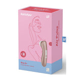 Vibrator clitoridian Satisfyer Pro 2+ | Stimulare clitoridiana | Vibrator cu Air Pulse | Vibrator cu unde de presiune | Rezistent la apa (IPX7) | Baterie reincarcabila | Silicon prietenos cu pielea Light Gold