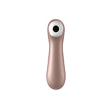 Vibrator clitoridian Satisfyer Pro 2+ | Stimulare clitoridiana | Vibrator cu Air Pulse | Vibrator cu unde de presiune | Rezistent la apa (IPX7) | Baterie reincarcabila | Silicon prietenos cu pielea Light Gold