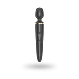 Vibrator Wand Satisfyer Wand-er Woman Negru - perfect pentru masaj in cuplu si stimulare intima - versatil si puternic, reincarcabil