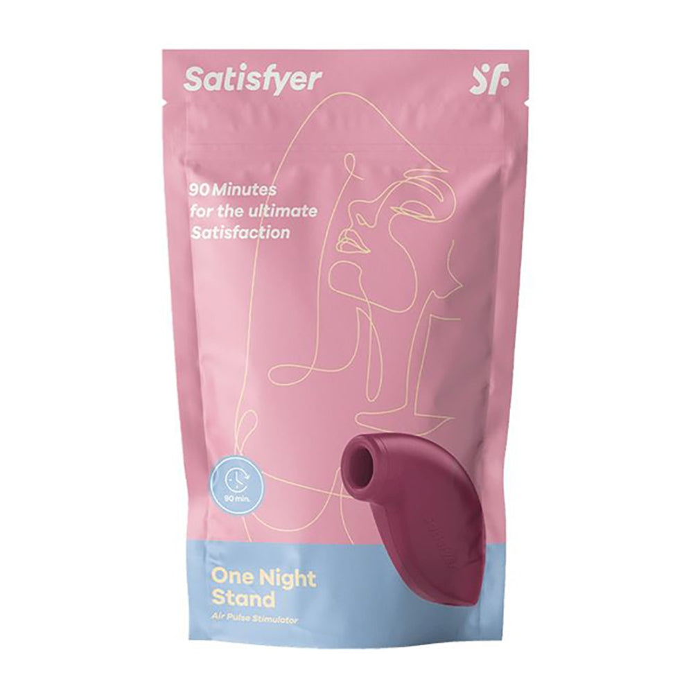 Satisfyer One Night Stand | Tehnologie cu Unde de Presiune | Stimulare Clitoridiana | 4 Programe de Unde de Presiune | Rezistent la Apa (IPX7) | Baterii Incluse | Silicon Prietenos cu Pielea