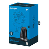 Satisfyer Men Heat Vibration | Masturbator Vibrator | 11 Programe de Vibratii | Functie Inovatoare de Incalzire | Impermeabil (IPX7) | Baterie Reincarcabila | Silicon Sigur pentru Piele | Negru