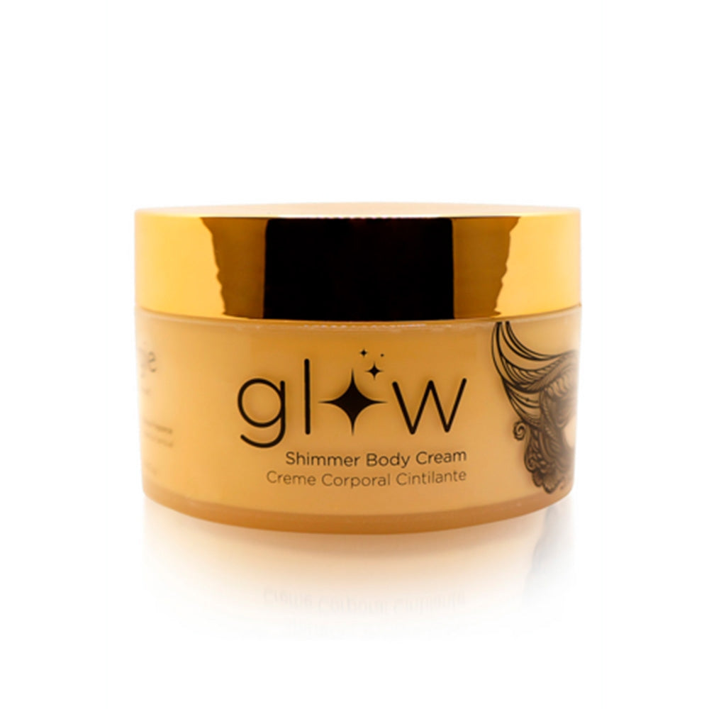 Crema hidratanta corp stralucitoare Orgie Glow Shimmer cu ulei de cocos si extract de morcov pentru piele luminoasa - 250 ml