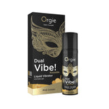 Lubrifiant Vibrator Comestibil Pina Colada - Dual Vibe - Efect Vibrant pentru Stimulare Orala si Intimitate - 15 ml