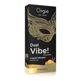 Lubrifiant Vibrator Comestibil Pina Colada - Dual Vibe - Efect Vibrant pentru Stimulare Orala si Intimitate - 15 ml