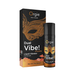 Lubrifiant Vibrator Comestibil Sex on the Beach Dual Vibe - Efect Vibrant pentru Stimulare Orala si Intimitate - 15 ml
