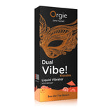Lubrifiant Vibrator Comestibil Sex on the Beach Dual Vibe - Efect Vibrant pentru Stimulare Orala si Intimitate - 15 ml