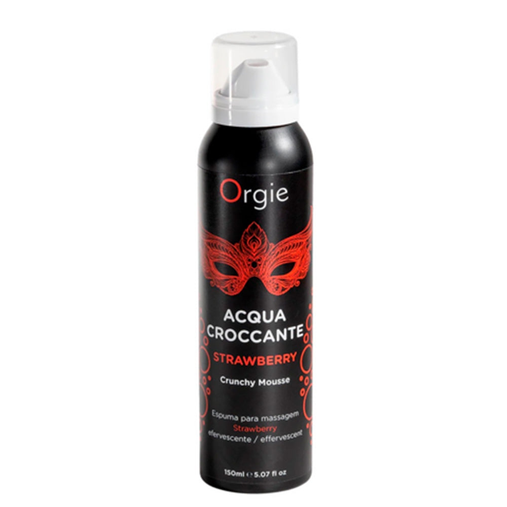 Acqua Croccante Spuma de Masaj Hidratanta si Efervescenta cu Aroma de Capsuni - 150 ml