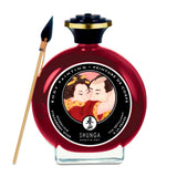 Vopsea Comestibila Shunga pentru Corp Premium - Gust de Capsuna si Vin - Aplicator Inclus - Edible Body Paint - 100 ml