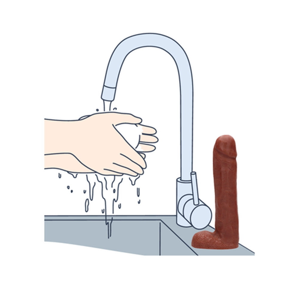 Sapun Amuzant in Forma de Penis cu Bile - Parfum de Ciocolata - Cadou Ideal pentru Distractie - DICKY SOAP