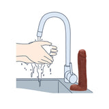 Sapun Amuzant in Forma de Penis cu Bile - Parfum de Ciocolata - Cadou Ideal pentru Distractie - DICKY SOAP
