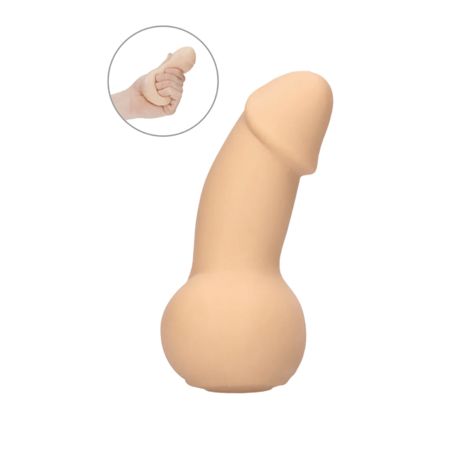 Minge Antistres S-Line in forma de Penis - culoarea pielii, design moale si textura placuta