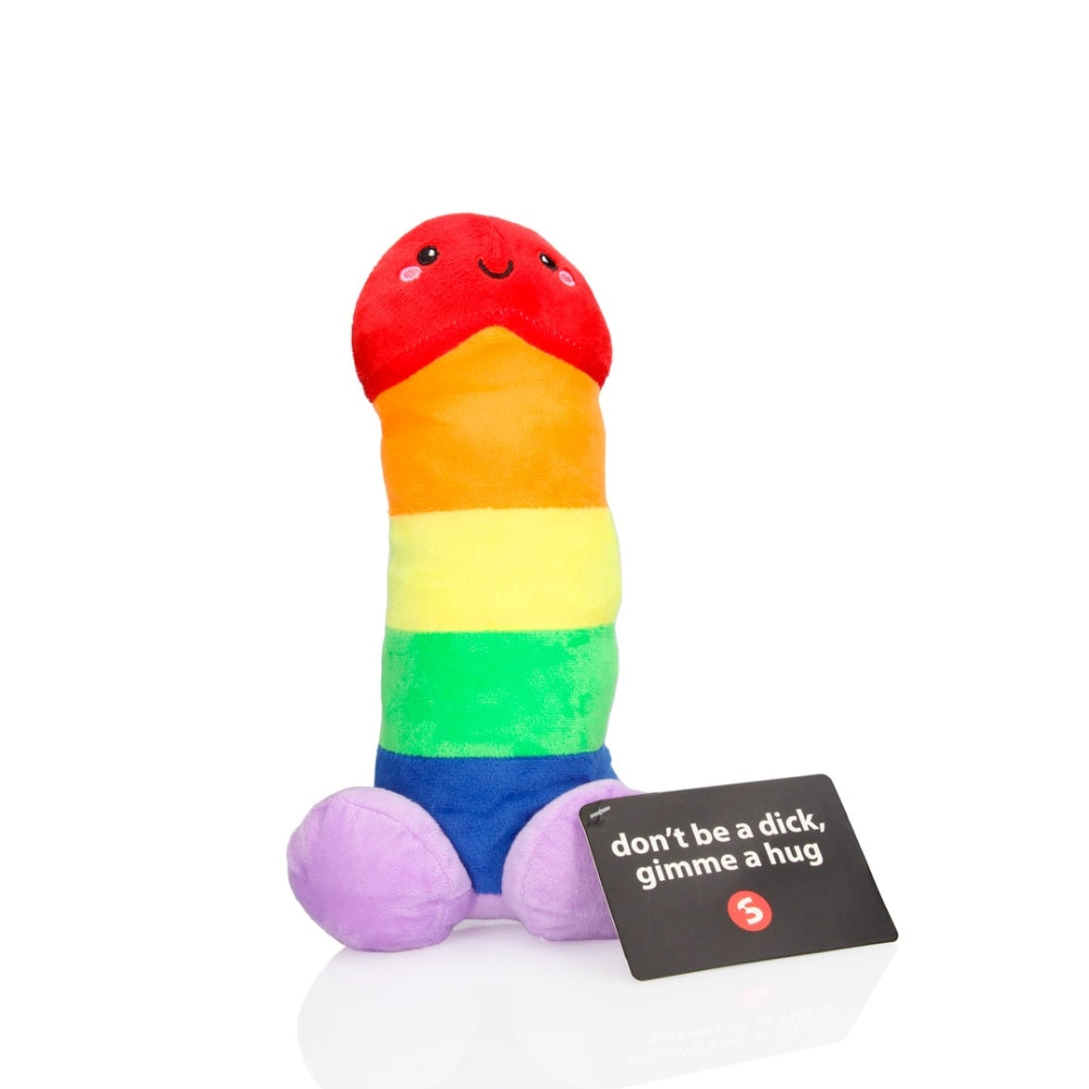Penis din Plus - multicolor, 30 cm - ideal pentru petreceri de burlaci/burlacite, majorate, sau pentru ocazii amuzante
