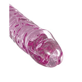 Dildo de Sticla cu Ventuza Icicles No. 86 - Roz, 17 cm - design din sticla lucrata manual cu baza de ventuza detasabila - ideal pentru jocuri termice, poate fi racit sau incalzit - compatibil cu curele strap-on